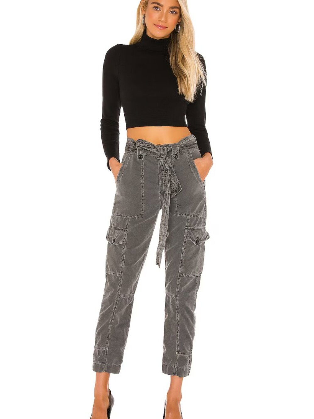 NSF Poppy Ruffle Trimmed Cargo Pant Size 27